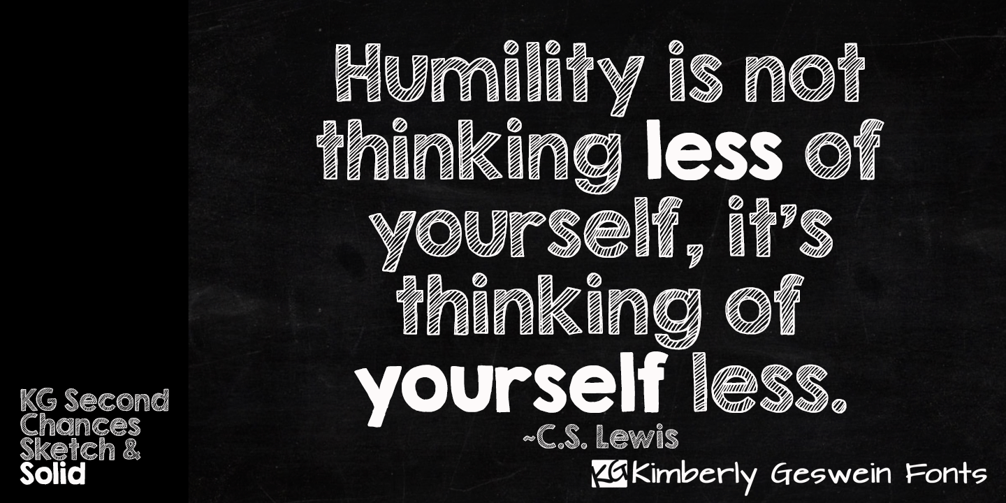 Font KG Second Chances